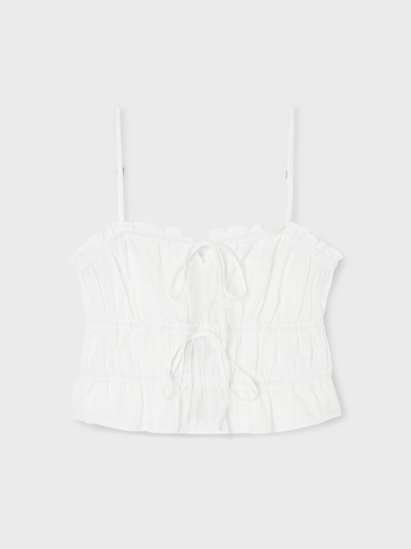 Dobby Sleeveless Blouse