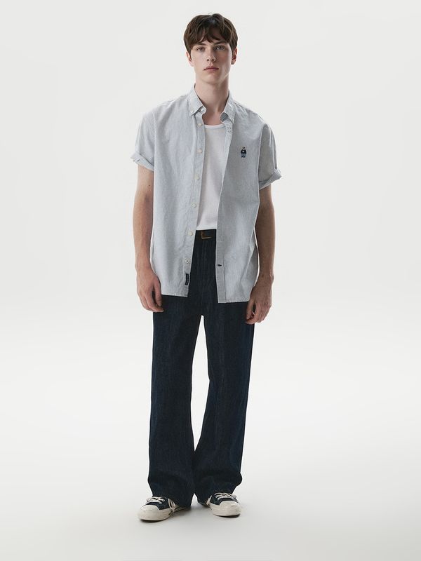 WHOAU Áo sơ mi UNISEX Steve Oxford Short Sleeve Shirts_WHYWG2511U