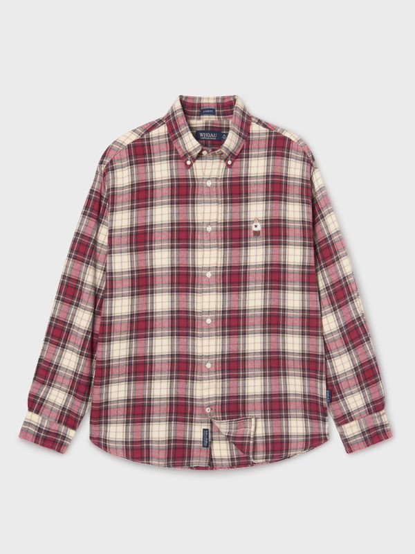 WHOAU Áo sơ mi Steve Tartan Flannel Check Shirts (U)_WHYCF4931U