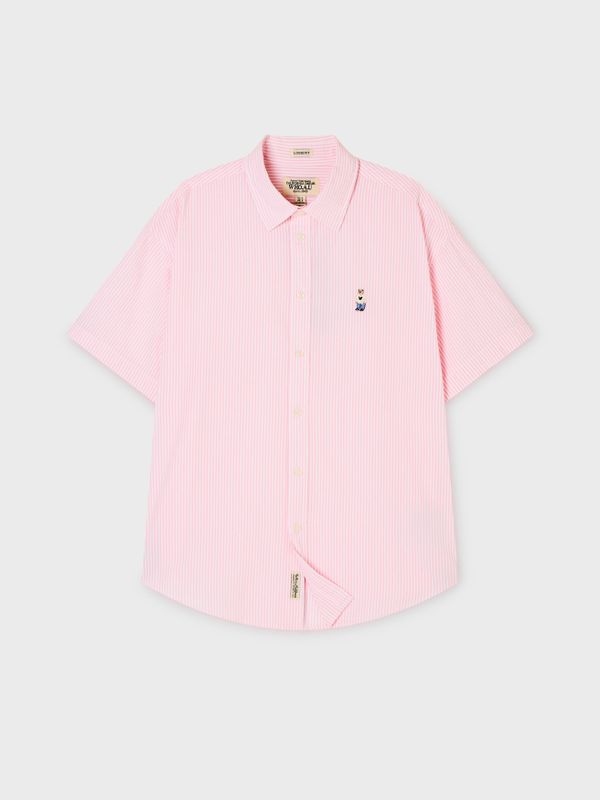 WHOAU Áo sơ mi nữ Steve Seersucker Loose-fit Shirts_WHYWG2512F