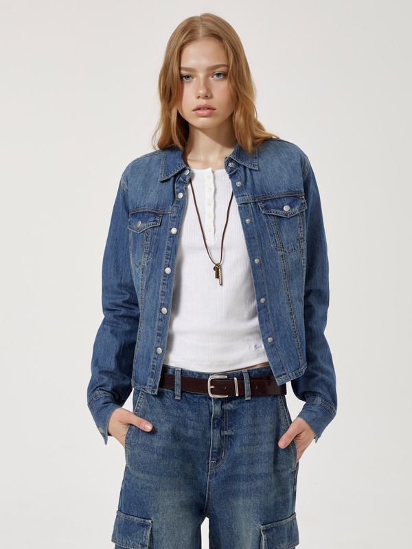 Western Point Denim Jacket(F)_WHYJF3821F