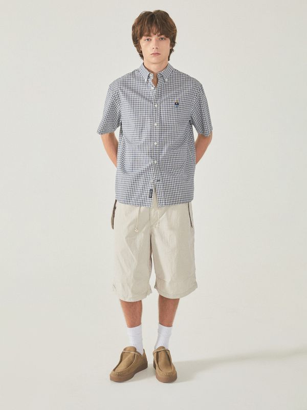 Steve Short Sleeve Check Shirts_WHYWF2512U