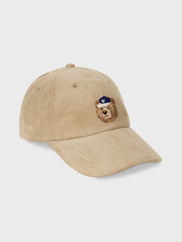 WHOAU Mũ lưỡi trai Steve Corduroy Ball Cap_WHACF4T22A