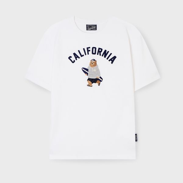 WHOAU Áo thun UNISEX Steve Patch T-shirt_WHRAG2421U