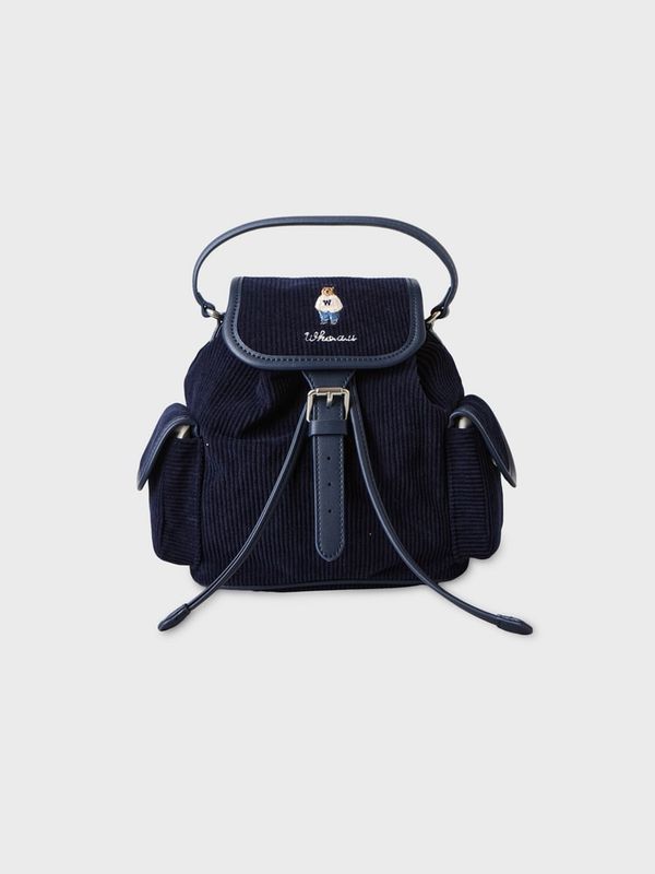 WHOAU Balo Steve Corduroy Mini Backpack_WHBGGB923A