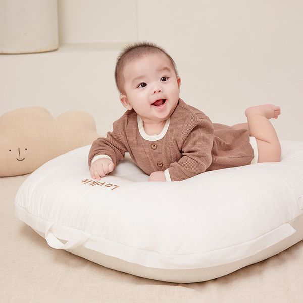 Gối chống trào ngược La vikit dành cho trẻ sơ sinh, hạn chế nôn trớ, ọc sữa, vải bông mềm mại