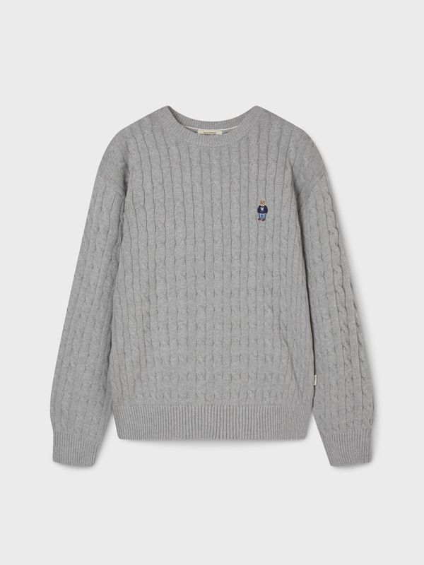 WHOAU Áo len nam Steve Cable Sweater_WHKAG1121M