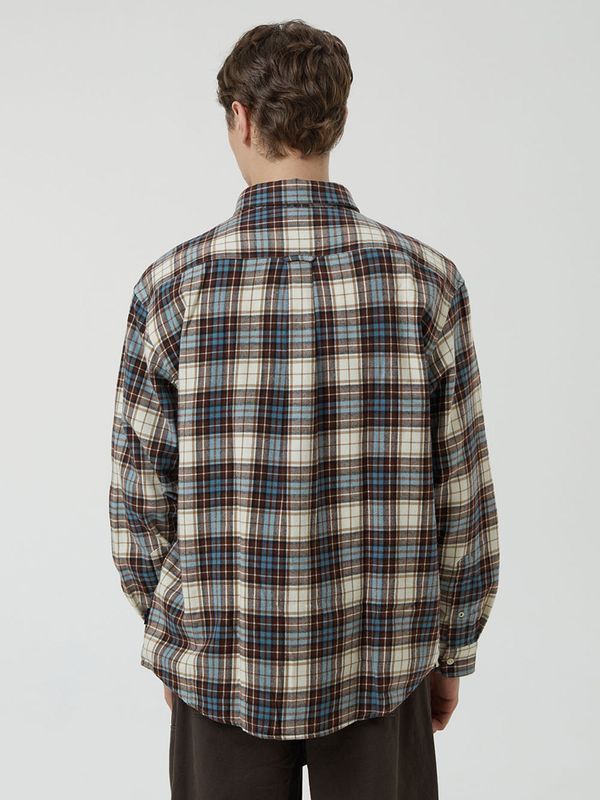 WHOAU Áo sơ mi Steve Tartan Flannel Check Shirts (U)_WHYCF4931U