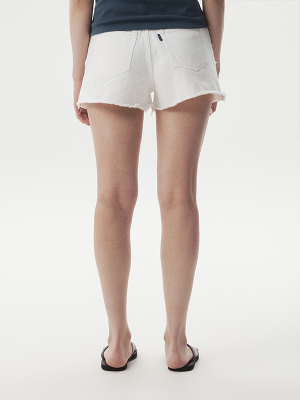 Destroyed Denim Shorts