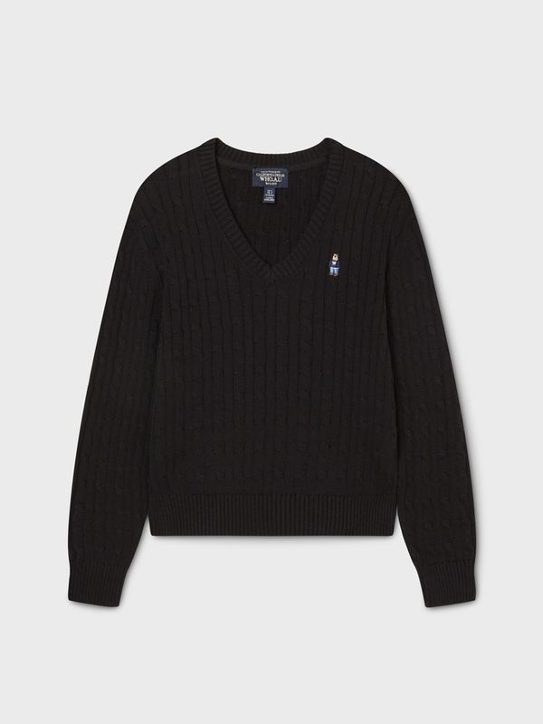 Steve V-neck Cable Sweater