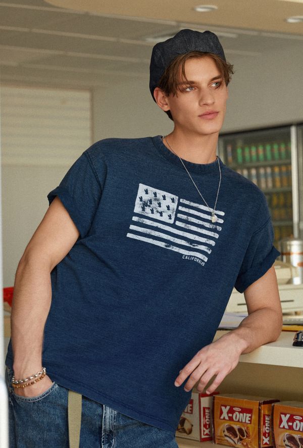Indigo Ringer T-Shirt