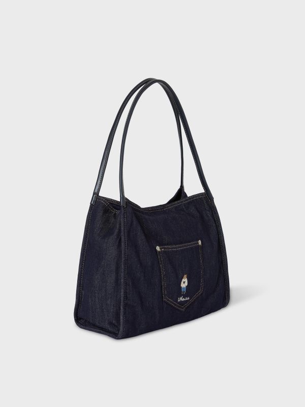 WHOAU Túi xách Steve Denim Shoulder Bag_WHBGF3823A
