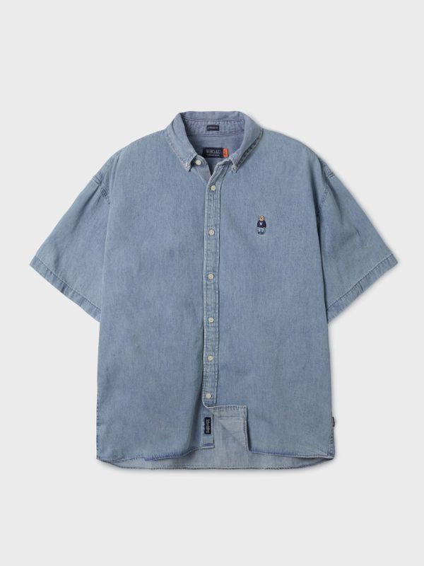 Steve Denim Short Sleeve Shirts_WHYJF2512U