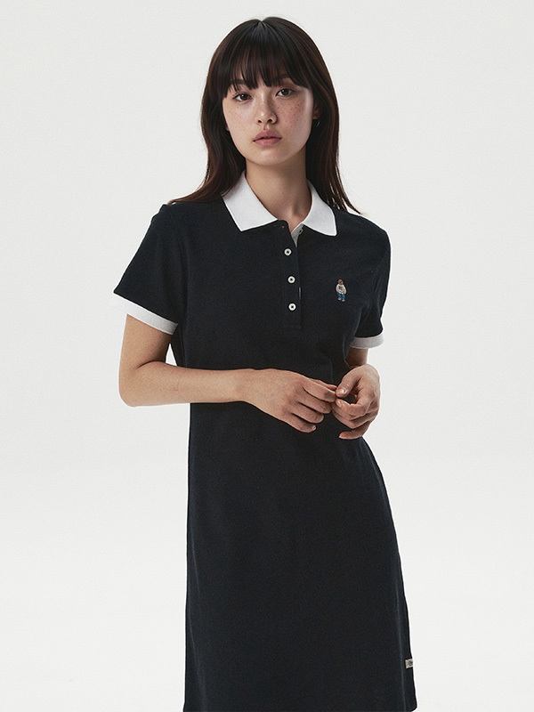 WHOAU Váy Steve Collar Dress_WHOMG2421F