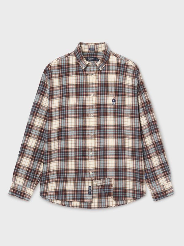 WHOAU Áo sơ mi Steve Tartan Flannel Check Shirts (U)_WHYCF4931U