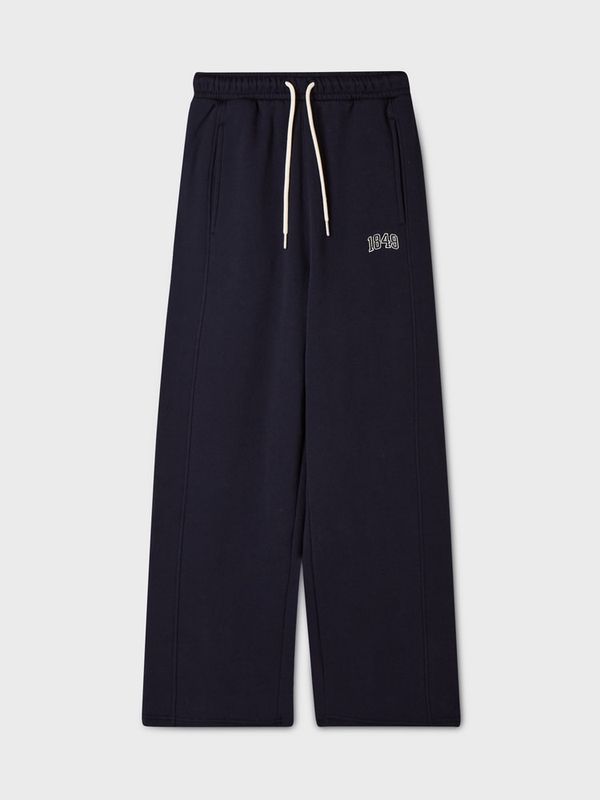 WHOAU Quần nữ Signature Patch Wide Pants(F)_WHTMGB921F