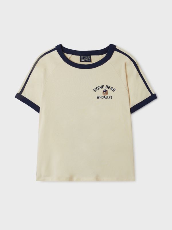 Steve Track Line Ringer T-shirt[B]_WHRAF3753F