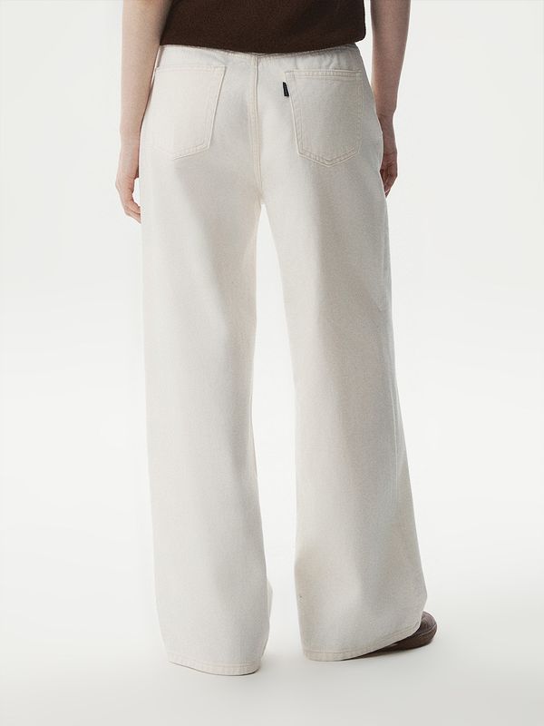 WHOAU Quần nữ Wide Colored Denim(F)