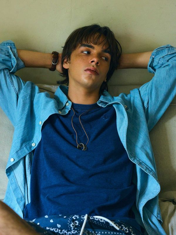 Surf Bear Denim T-shirt_WHRAF3792U