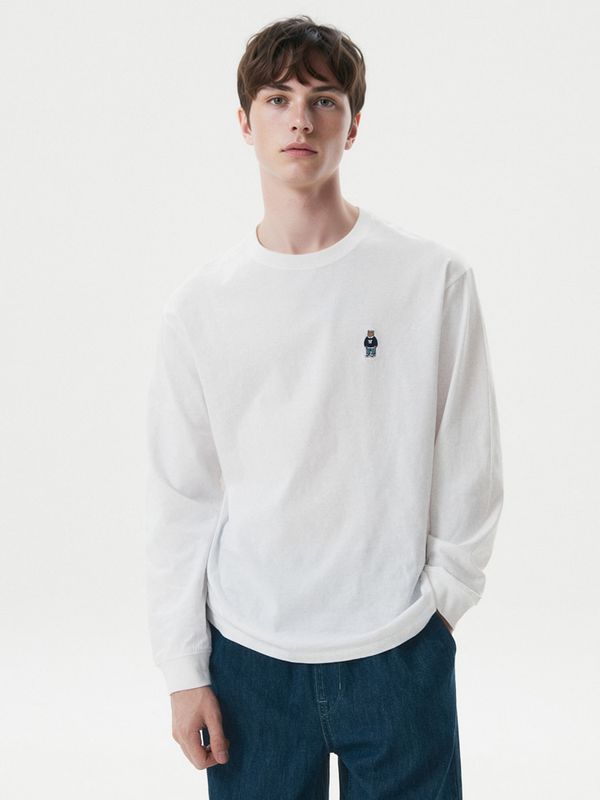 WHOAU Áo thun tay dài UNISEX Steve Long Sleeve T-shirt_WHLAG2321U