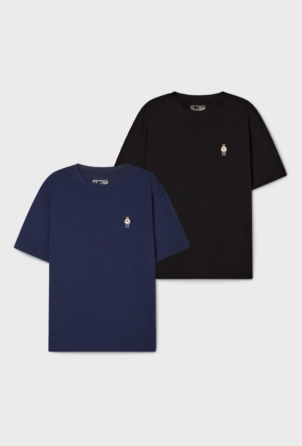 WHOAU Áo thun (2PACK)Steve Solid T-shirt[B]_WHRAG3751U