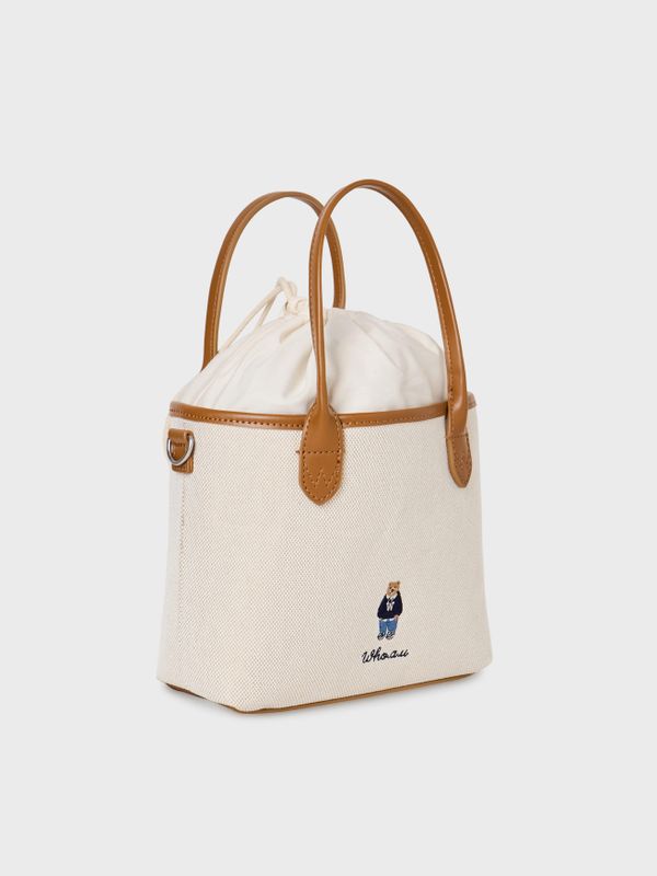 WHOAU Túi xách nữ Steve Canvas Tote Bag_WHBGG2224A