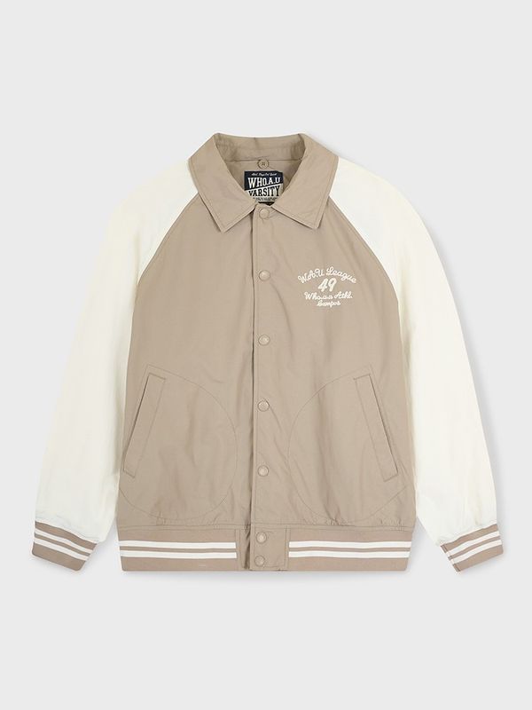 WHOAU Áo khoác Hood Varsity Coach Jacket_WHJJG2221U