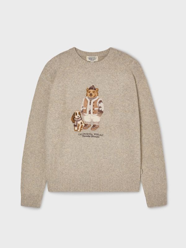 WHOAU Áo len Steve Premium Jacquard Sweater_WHKAF4T11U