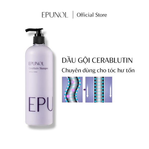 Dầu Gội Epunol Cerablutin Phục Hồi Tóc Hư Tổn 500ml (1 chai)