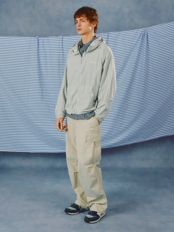 Cotton Nylon Cargo Pants(U)