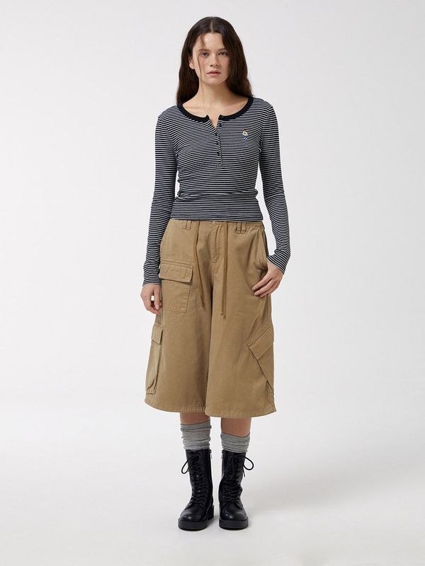 Steve Ribbed Henry Neck T-shirt[B]_WHLAF4952F