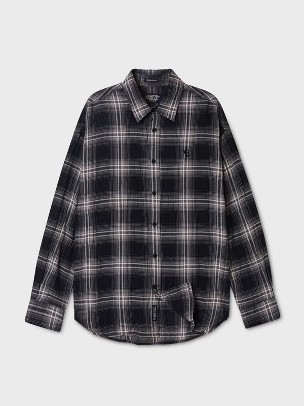 WHOAU Áo Sơ mi Sheer Check Shirts (F)_WHYCGB721F