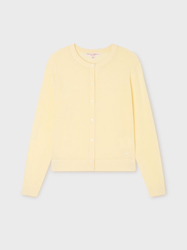 WHOAU Áo Cardiagn nữ Linen Blend Plain Cardigan_WHCKG2524F