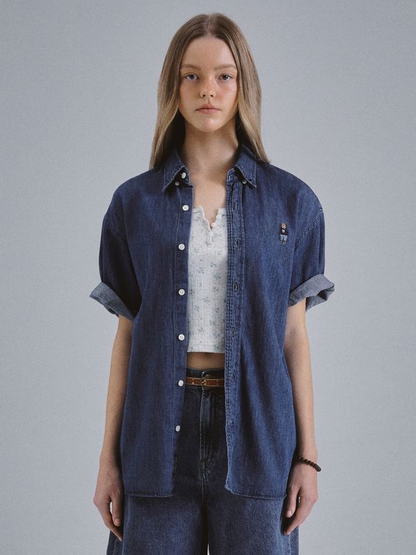Steve Denim Short Sleeve Shirts_WHYJF2512U