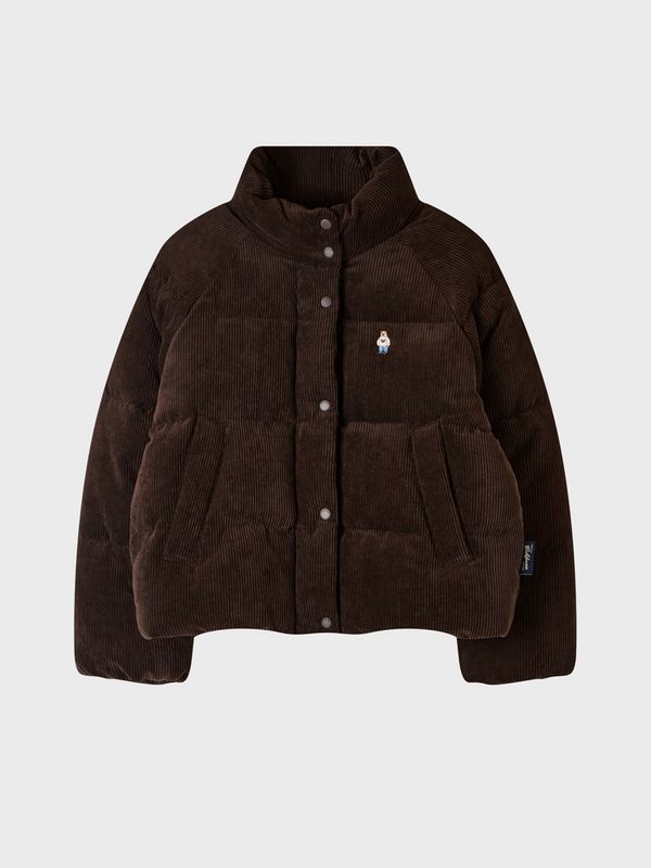 WHOAU Áo khoác phao Steve Corduroy Padding_WHJPGBV13F