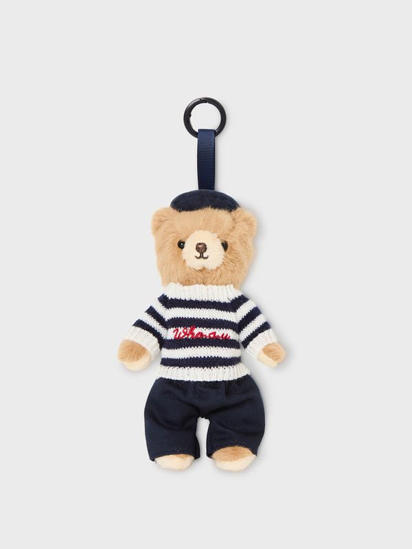 WHOAU Móc Khóa Fluffy Bear Stripe Keyring_WHAWG2411A