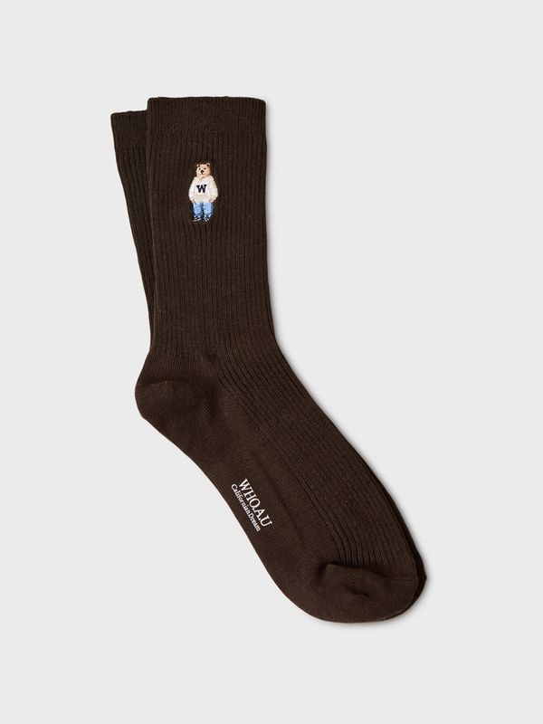 WHOAU Tất Steve Embroidery Socks_WHAYGB911A