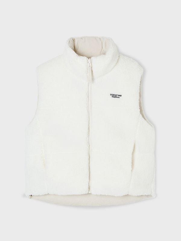 WHOAU Áo khoác hai mặt Reversible Corduroy Padding Vest_WHVWF4912F