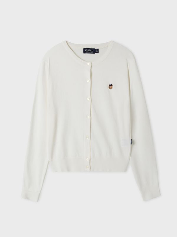 Steve Head Point Plain Cardigan(Set-up)_WHCKF4941F