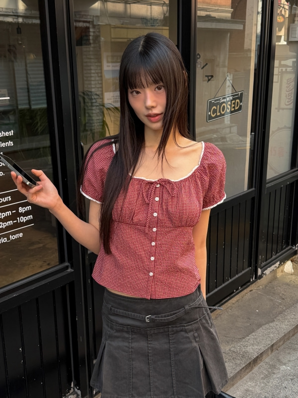 Check Patterend Blouse