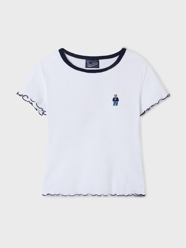 Steve Ribbed Frill T-shirt[B]_WHRAF3752F