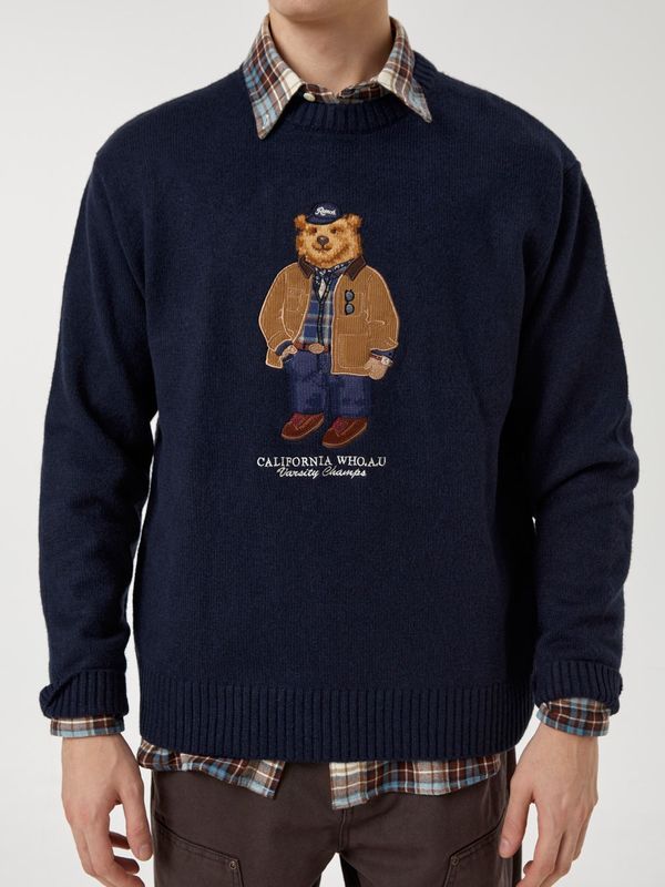 WHOAU Áo len Steve Premium Jacquard Sweater_WHKAF4T11U