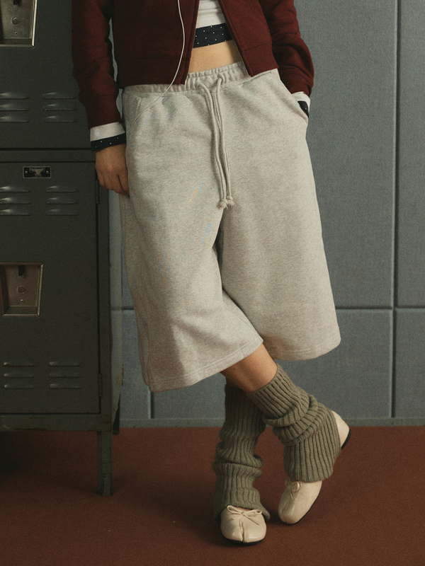 WHOAU Quần ngắn nữ Wide Bermuda shorts(F)_WHTMGB891F