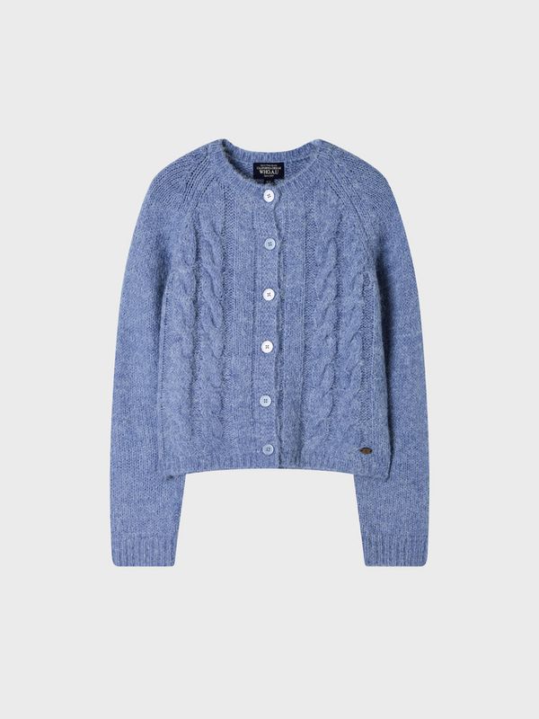 WHOAU Áo len Bokasi Cable Cardigan_WHCKGBT22F