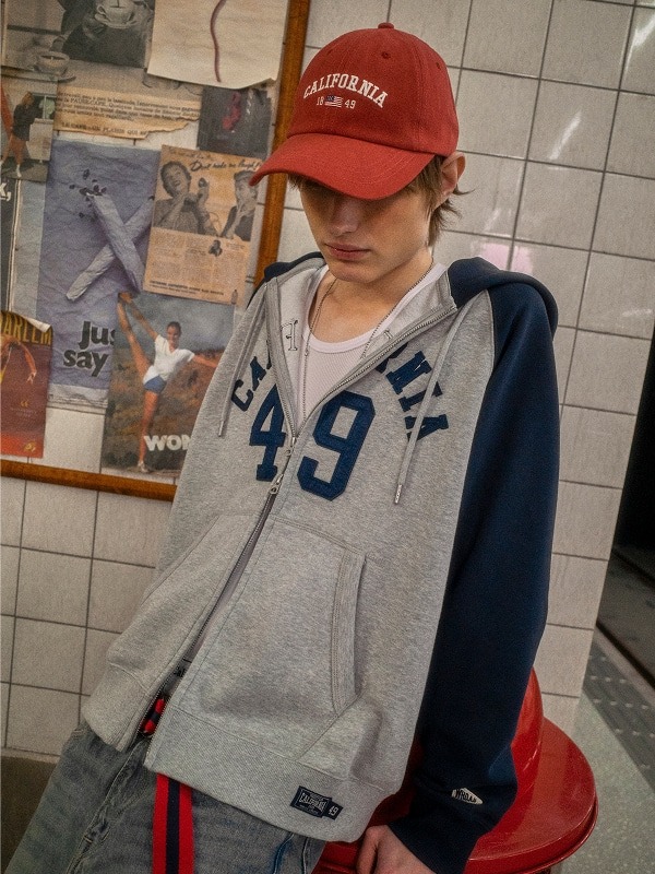 Signature Patch Hood Zipup(Colorblock)