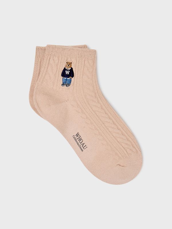 WHOAU Set vớ [3PACK]Steve Ankle Socks_WHAYG1112A