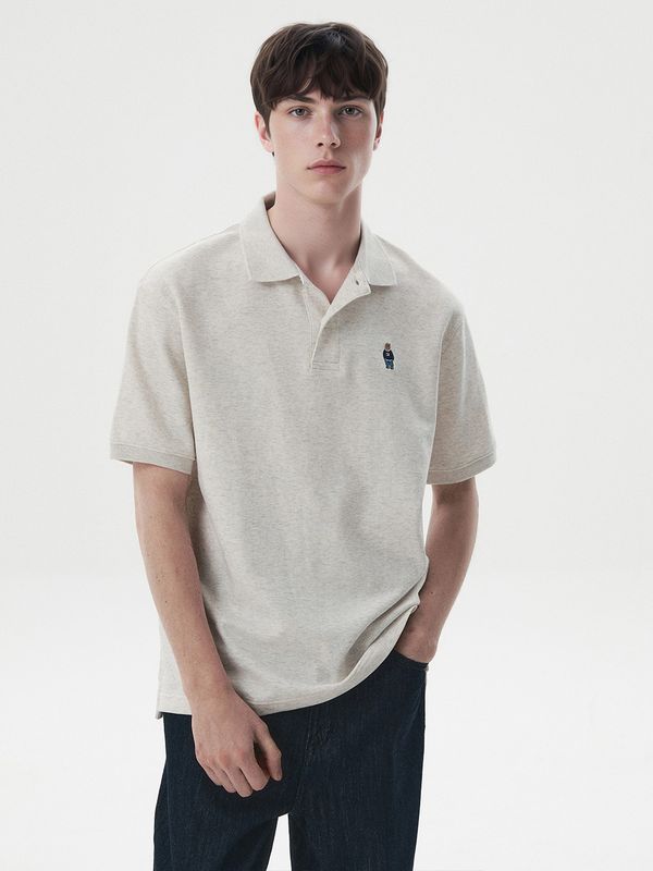WHOAU Áo thun Steve Collar T-Shirt_WHHAG2411U