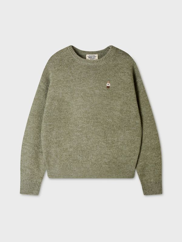 WHOAU Áo len Steve Bokasi R-neck Pullover_WHKAGBT21F