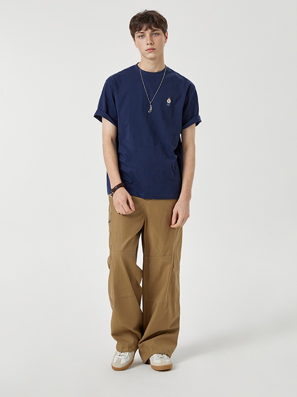 WHOAU Áo thun unisex (2PACK)Steve Solid T-shirt[B]_WHRAG2351U