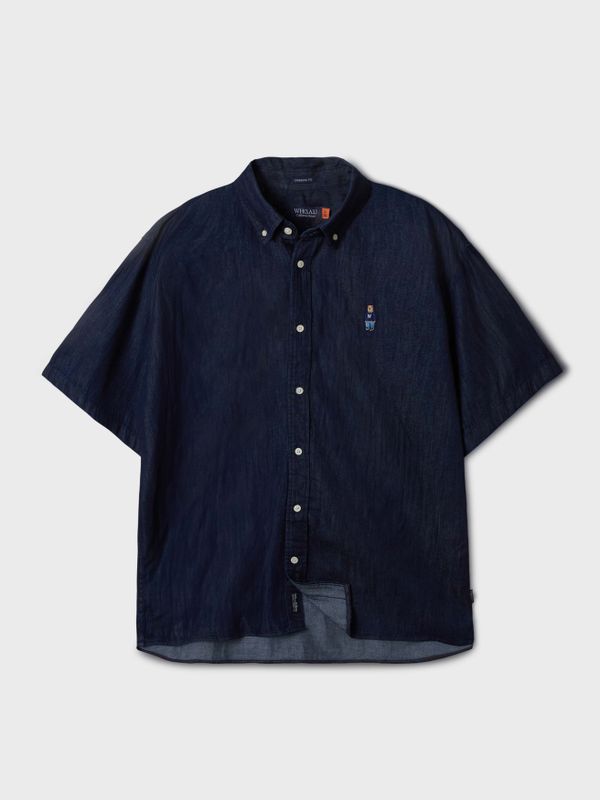 Steve Denim Short Sleeve Shirts_WHYJF2512U